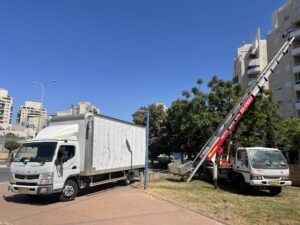 הובלה עם מנוף